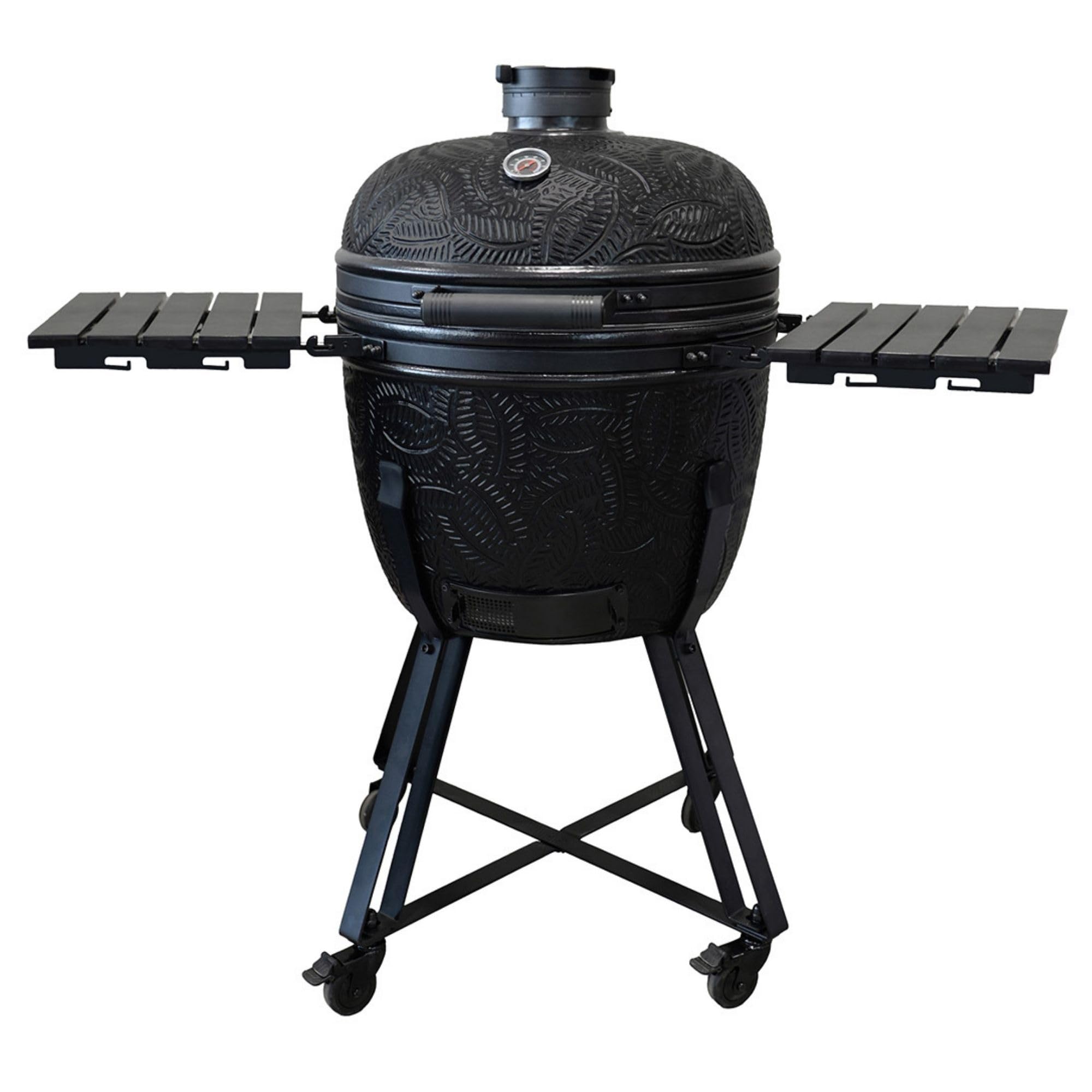 Barbecook Barbecue Kamado Kamal 2.0 Griller, Fumer, Cuire à la Vapeur, rôti, Extra Large, Noir, 138x84x123cm