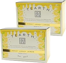 TEARTH Honey Lemon Tea Bags, Individual Pack, 25 Bags, Set of 2