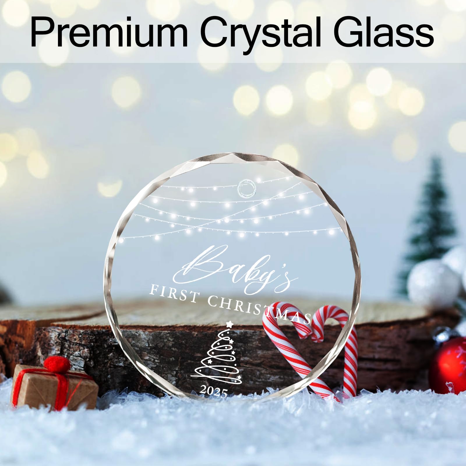 Amazon.co.jp: Baby First Christmas オーナメント 2024、My