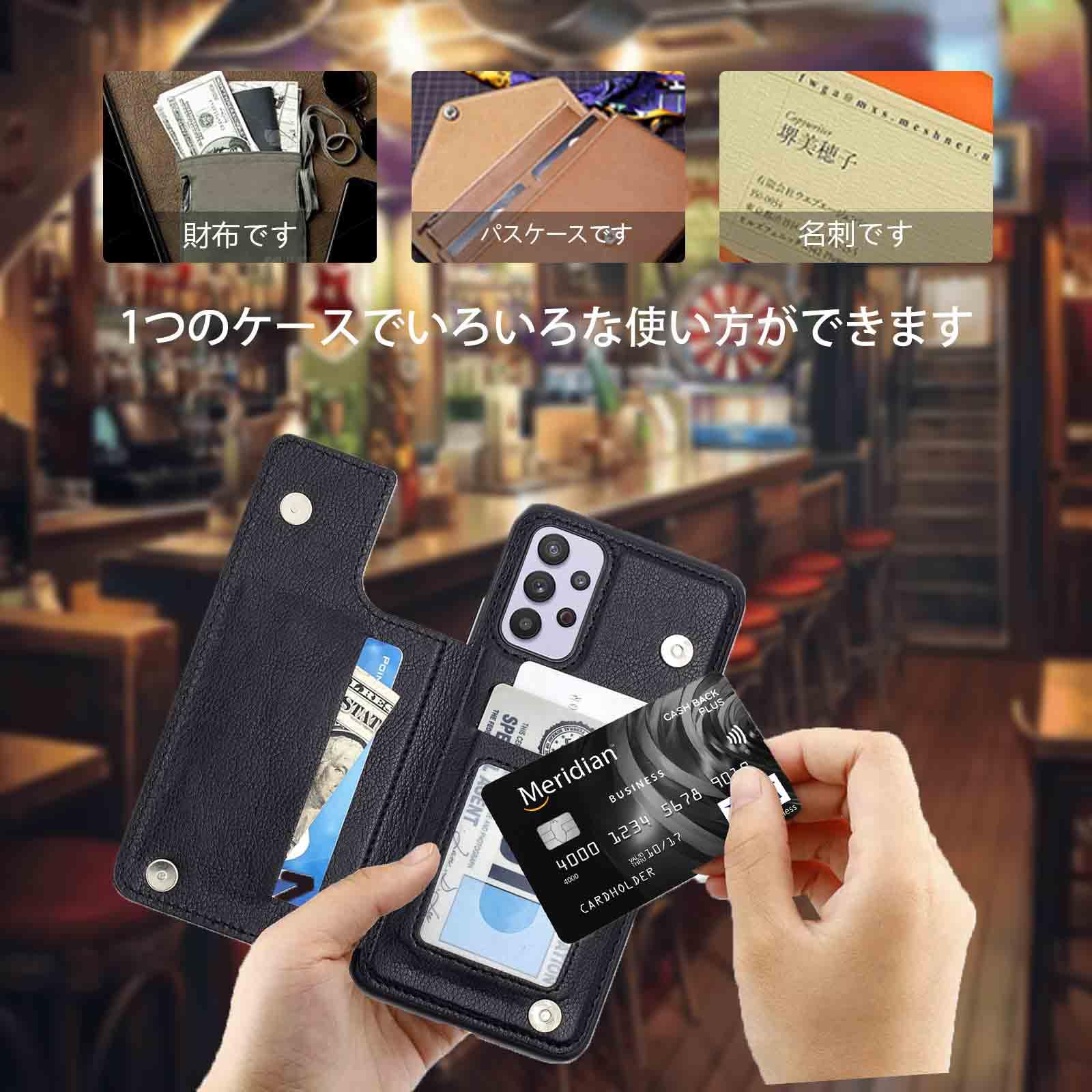 Amazon.co.jp: 【OULO1】Galaxy A32 5G/au SCG08 用 ケース レザー