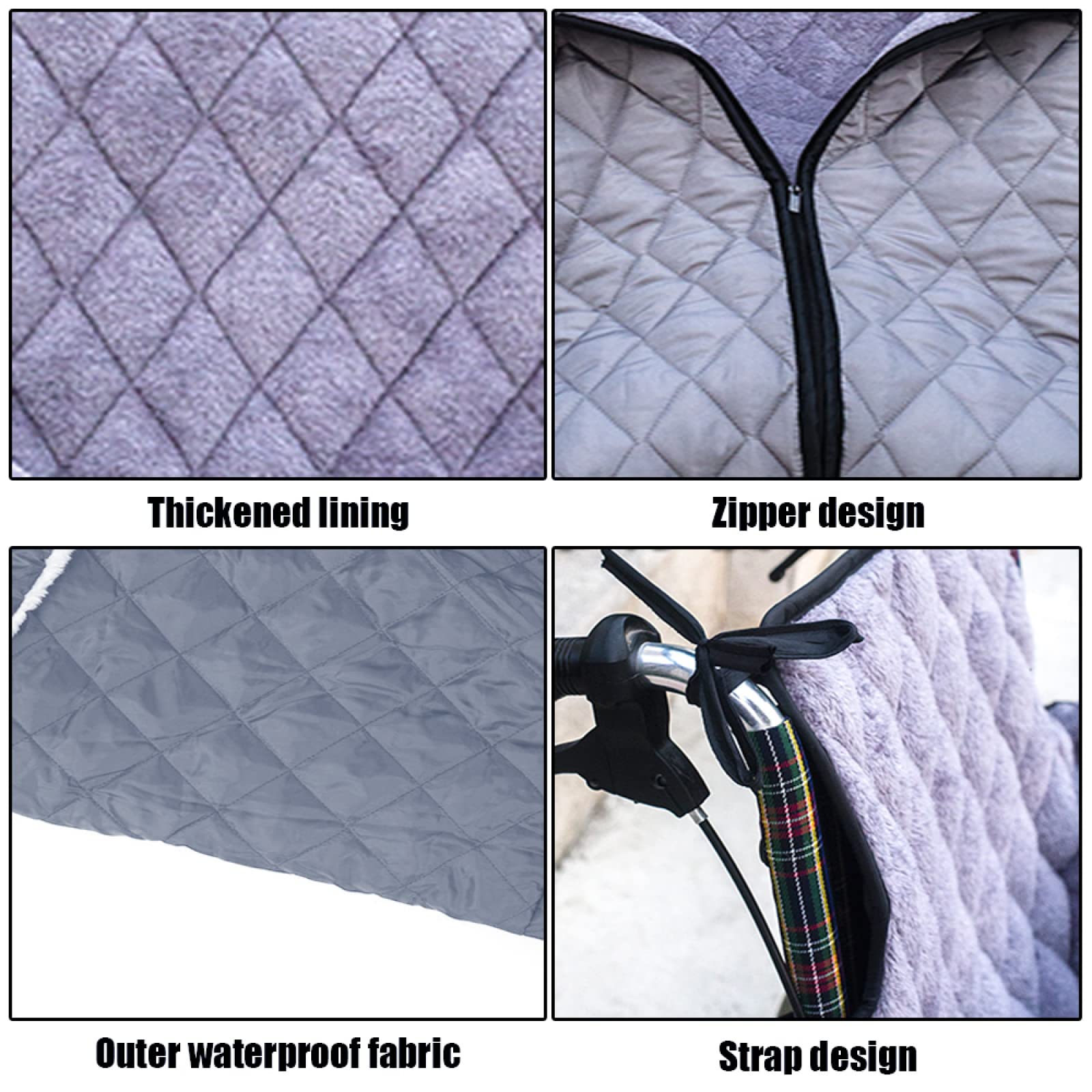 Manta para Silla De Ruedas para Adultos, Manta Ligera para Silla De Ruedas a Prueba De Viento, Saco para Silla De Ruedas para Adultos, Funda Cómoda para Silla De Ruedas para Adultos,Grey