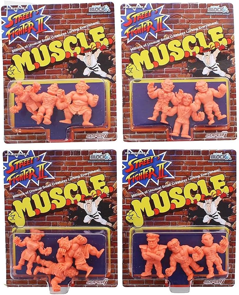 Amazon.co.jp: Toynk ストリートファイター MUSCLE ミニフィギュア 12