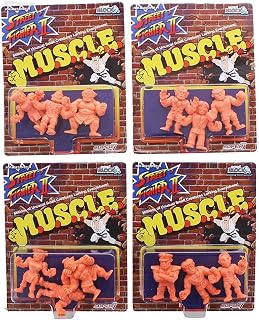 Toynk Street Fighter Muscle Mini Figures, Set of 12, Arcade Block Exclusive