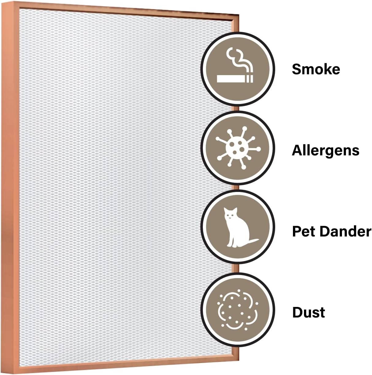 Aspen Air Purifier Replacement Filter, HEPA High-Efficiency Air Filter for ASP400 Air Purifier - Designed for Homes with Pets