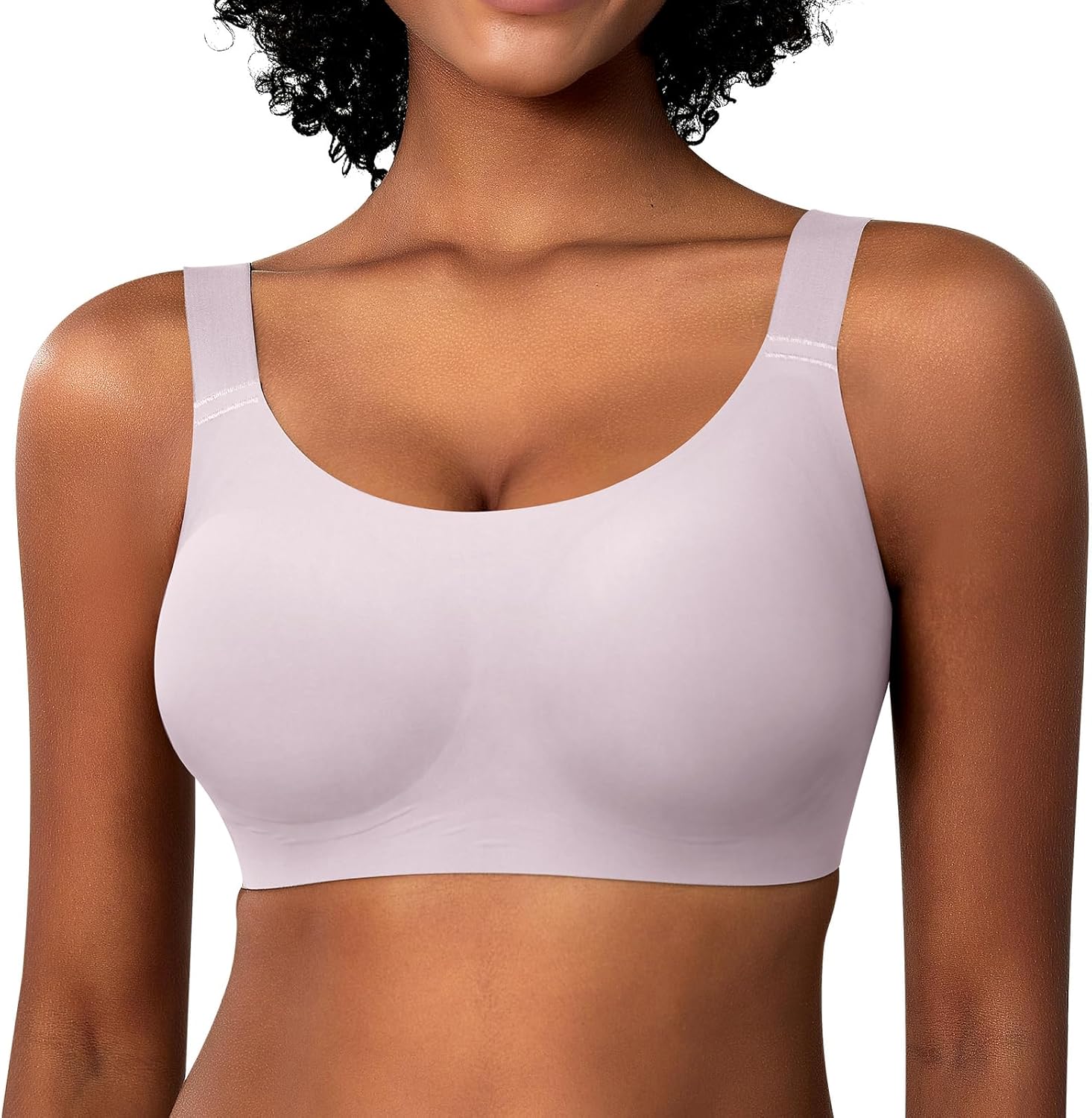 Bras for Women No Underwire Seamless Adjustable Full Coverage Smooth Bralette Wireless Comfort Everyday Bra