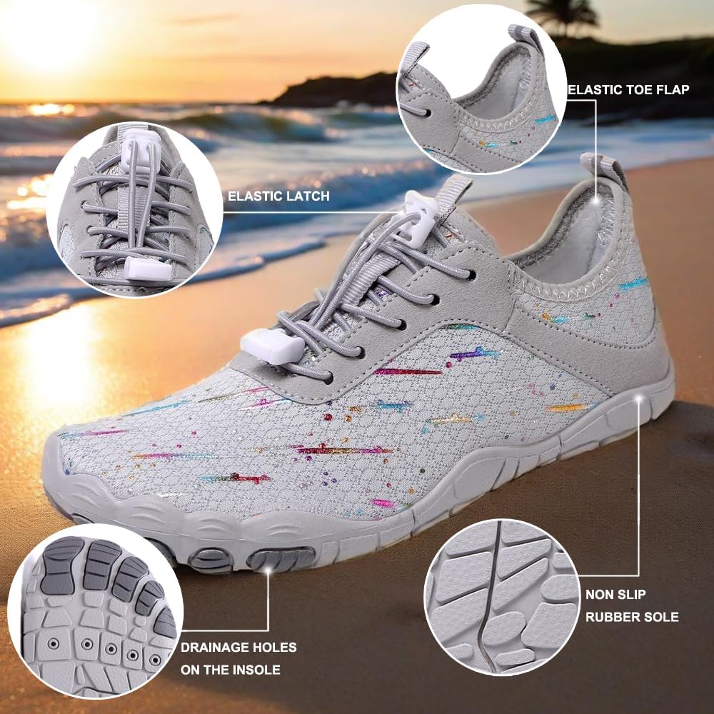 Hike Barefoot Shoes Womens Men,Unisex Barefoot Water Shoes Breathable, Anti-Slip Hiking Footwear for Athletic Wide Toe Shoe Footwear for Hiking, Walking, Running, Yoga, and Water Sports - Image 5