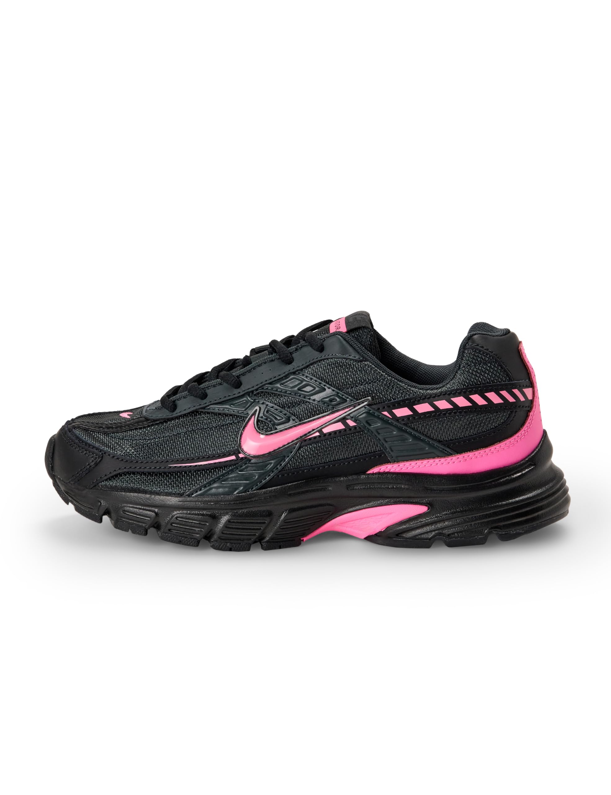 Nike Women's Initiator Lifestyle Shoes, Black/Pink Spell-Dark Smoke Grey, 6.5