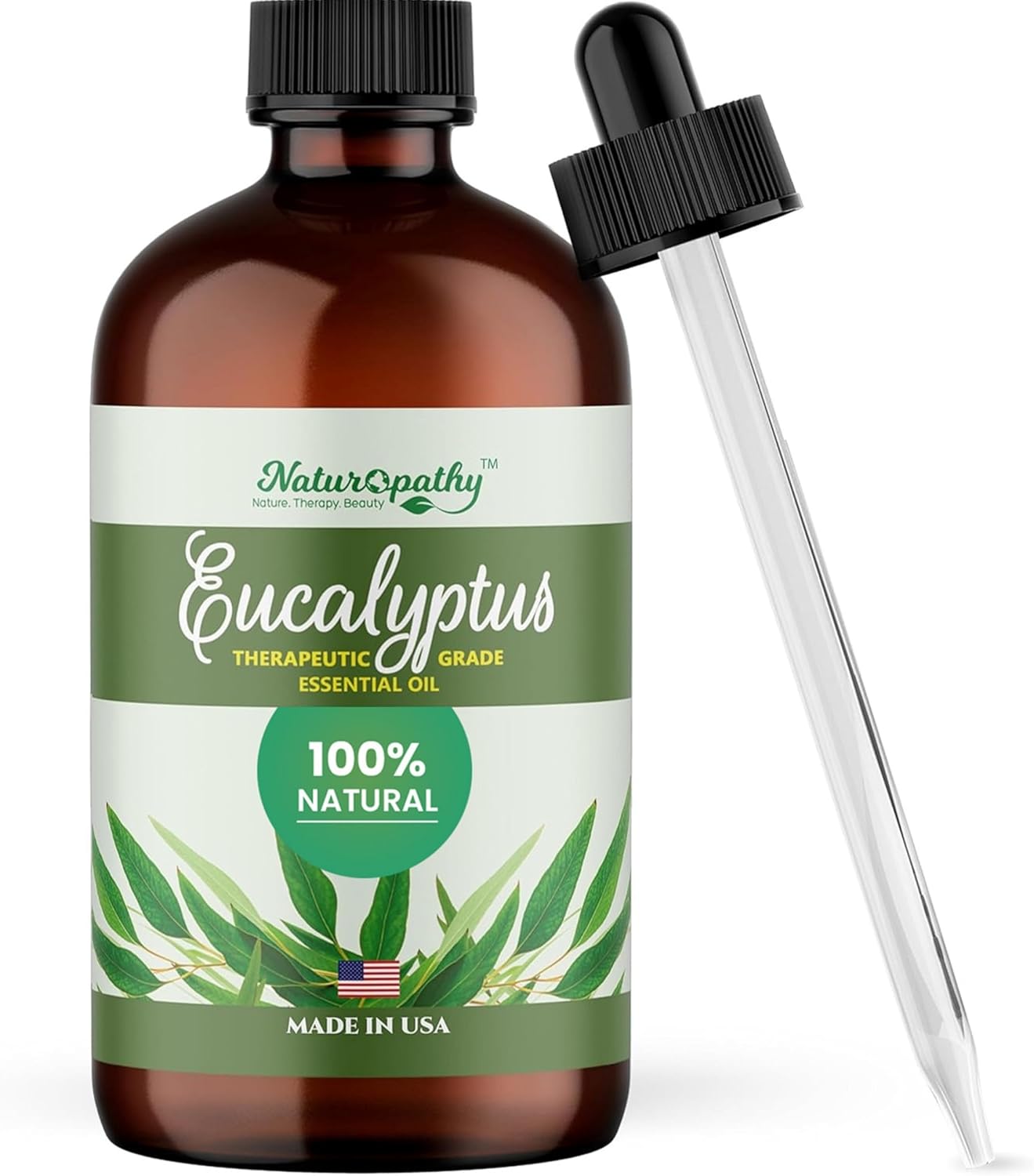 Aceite Esencial de Eucalipto Naturopathy para Aromaterapia 4 fl oz