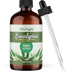 Naturopathy Eucalyptus Essential Oil, Therapeutic Grade, Premium Quality Perfect for Aromatherapy (4 fl oz)