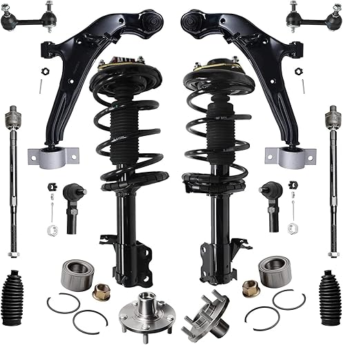 Miniatura 285 de Detroit Axle - Kit de cubos de rodamiento de rueda delantera de 6 piezas para Dodge Dart 2013-2016, Chrysler 200 2015-2017, 2 cojinetes de rueda