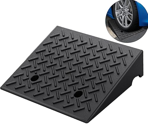 Miniatura 17 de Rampa para bordillos, portátil, ligera, resistente, de plástico, para entrada, muelle de carga, acera, auto, scooter, bicicleta, motocicleta