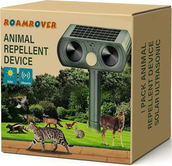 RoamRover Qm-602 Ultraschall Katzenschreck für Garten