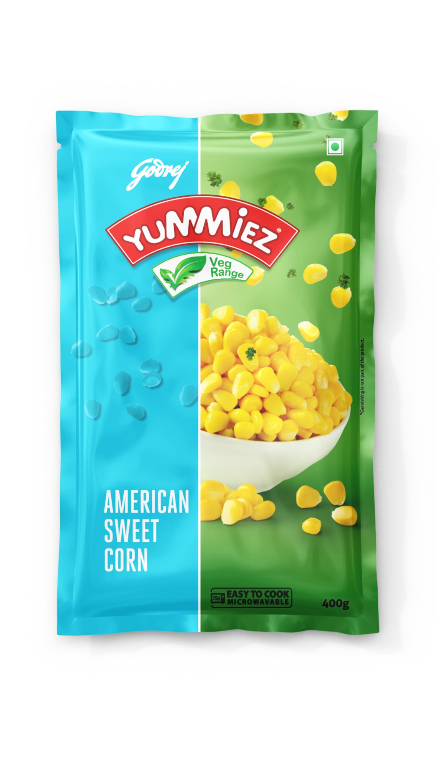 Yummiez Godrej American Sweet Corn Pouch, 400 G