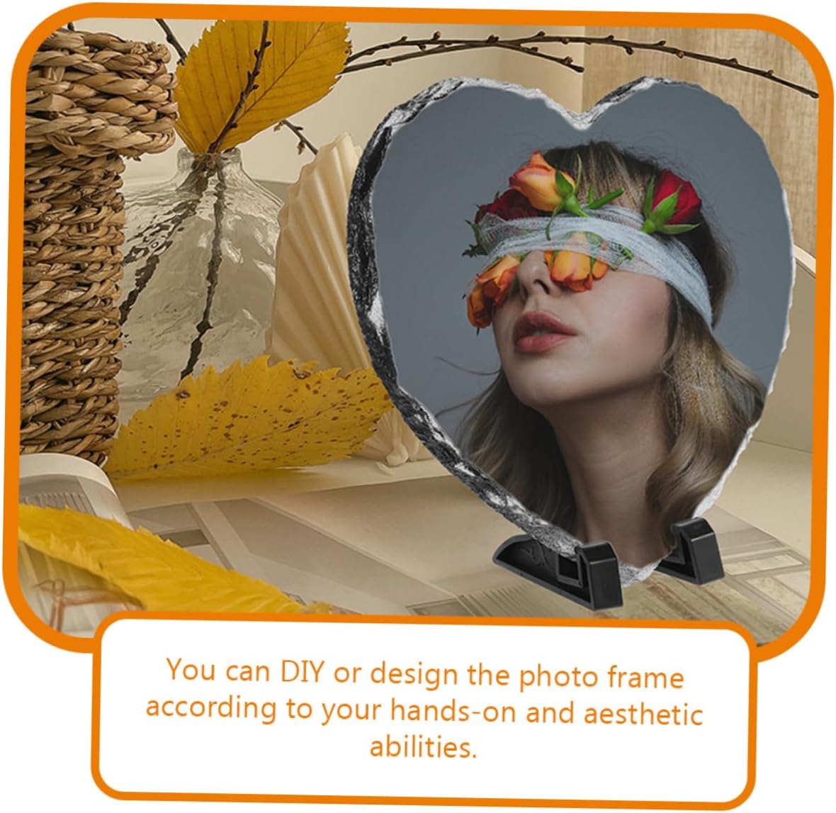 SHINEOFI 3pcs Sublimation Picture Frame Photo Plaque Frame Sublimation Blanks Plaque DIY Plate for Wall Decor