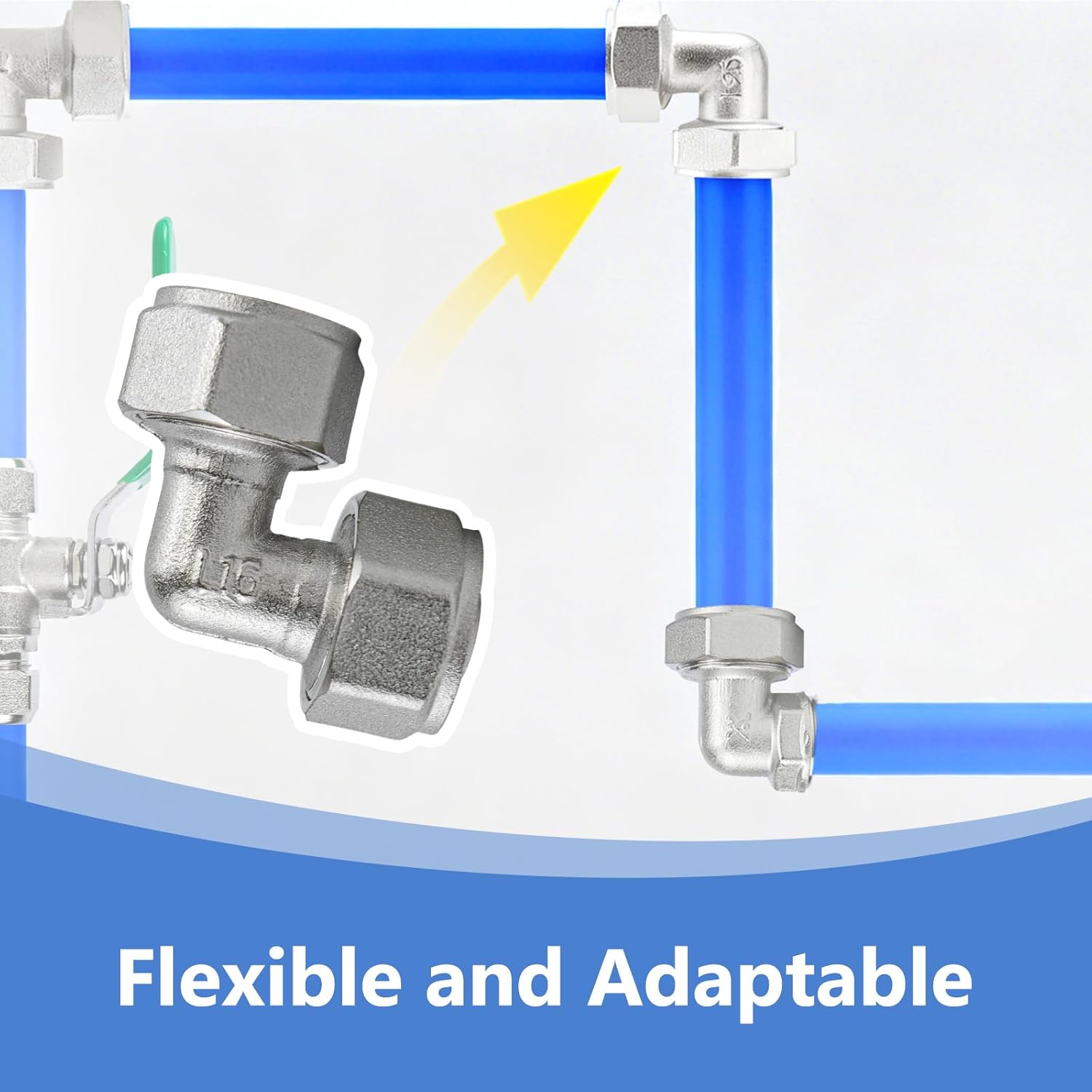 Two pieces Fits For Maxline M8080 90° Elbow Fitting 1/2 Tubing Male NPT Compressed Air adaptor