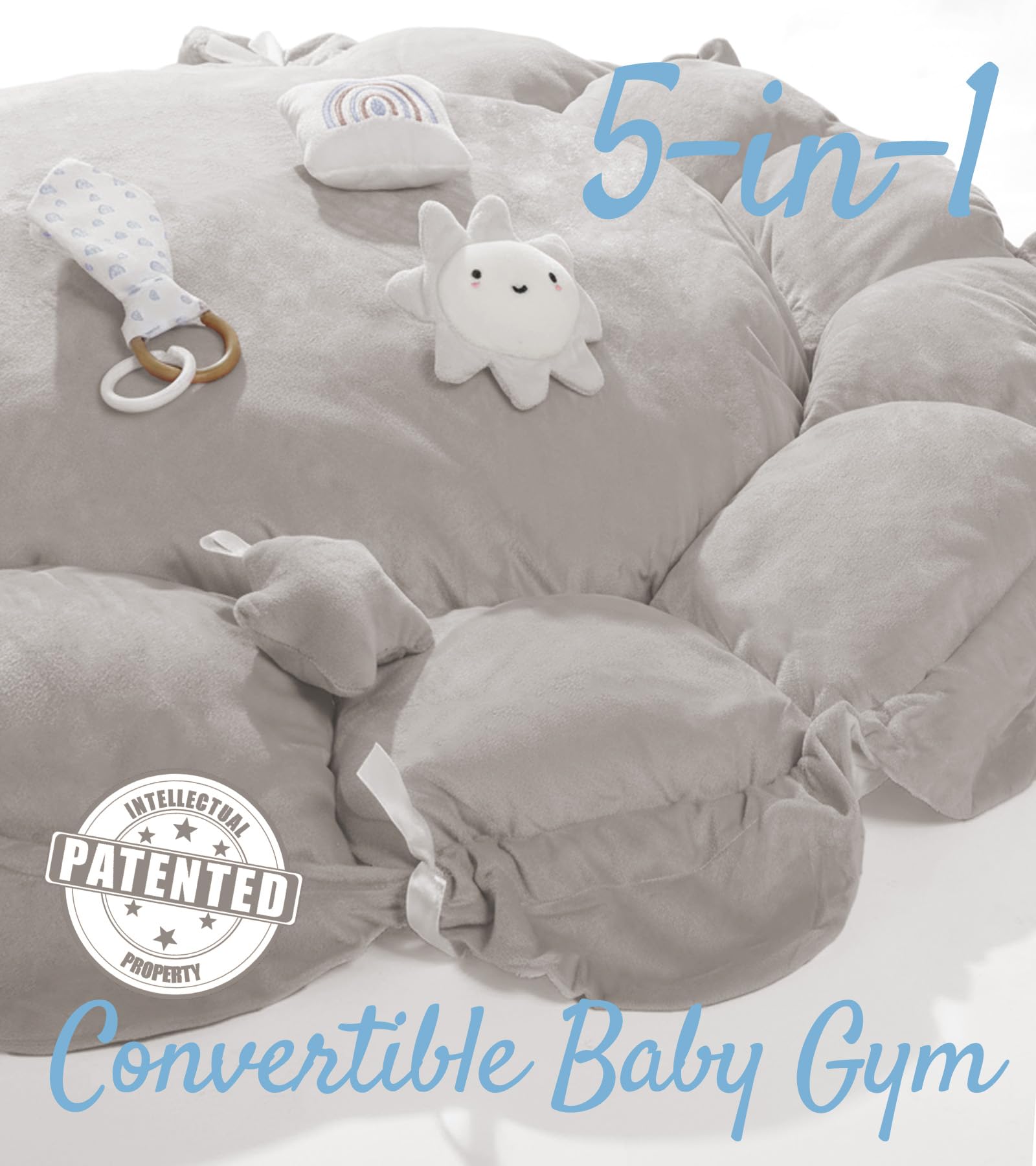 5-in-1 Baby Play Gym - Tummy Time & Ball Pit -7