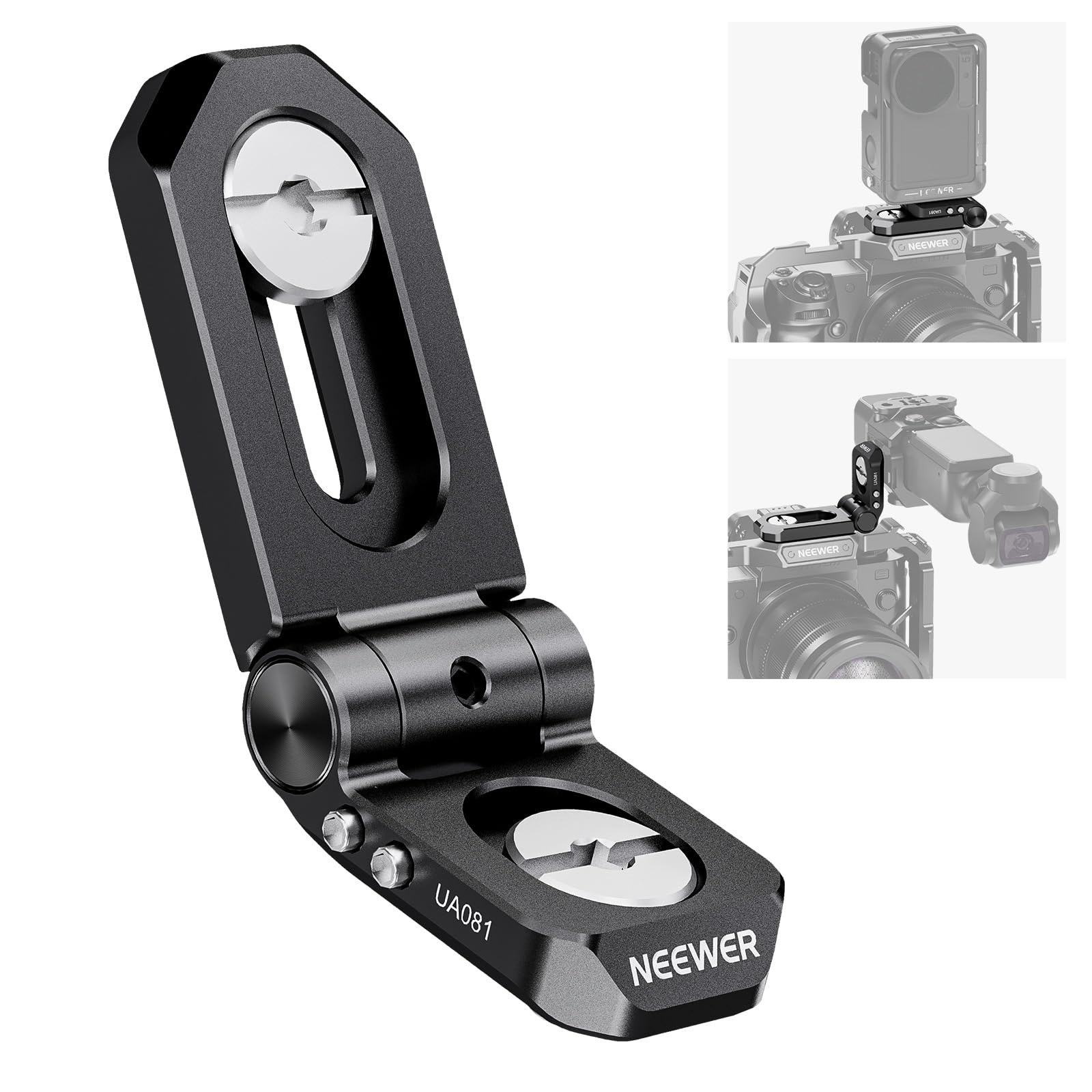 Staffa A L Pieghevole SmallRig – Piastra Di Montaggio Mini Con Vite 1/4"-20 E Perno Di Posizionamento, Carico 1,2 Kg
