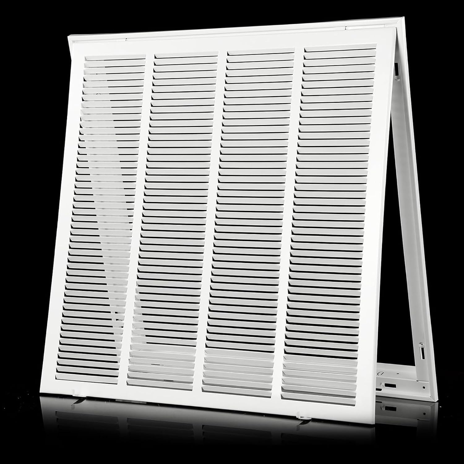 Fits 24x24 Duct Opening | Steel Return Air Grille, Air Return Vent Cover for Ceiling and Sidewall | HVAC Air Vent Covers (Outer Dimensions: 25.75"W x 25.75"H)