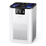 AROEVE Air Purifiers for Bedroom Air Purifier With Aromatherapy Function For Pet Smoke Pollen Dander Hair Smell 20dB Air Cleaner For Bedroom Office Living Room, MK06- White(Available for California)
