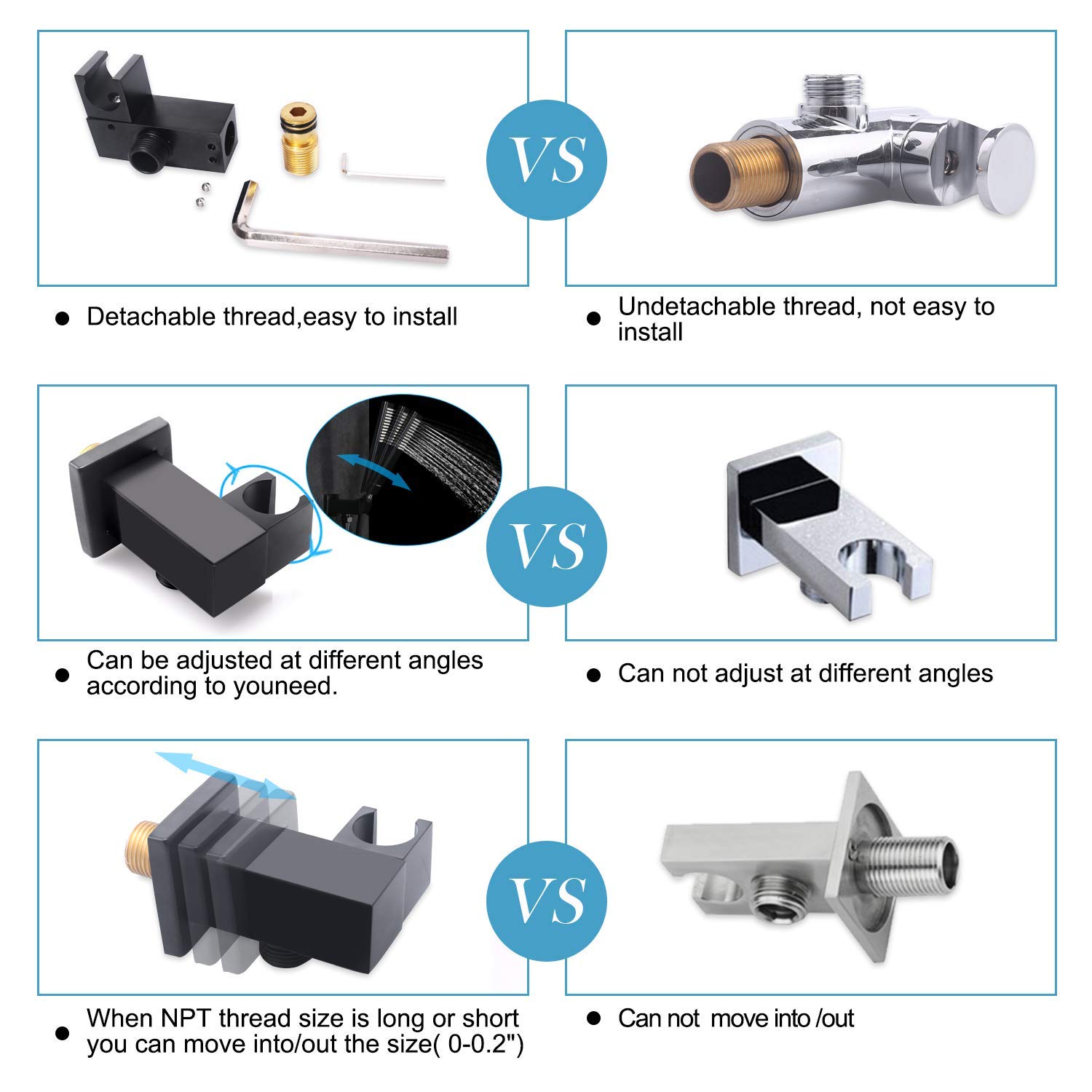 EMBATHER Shower System, Shower Faucets Sets Complete For Bathtroom California Certified10