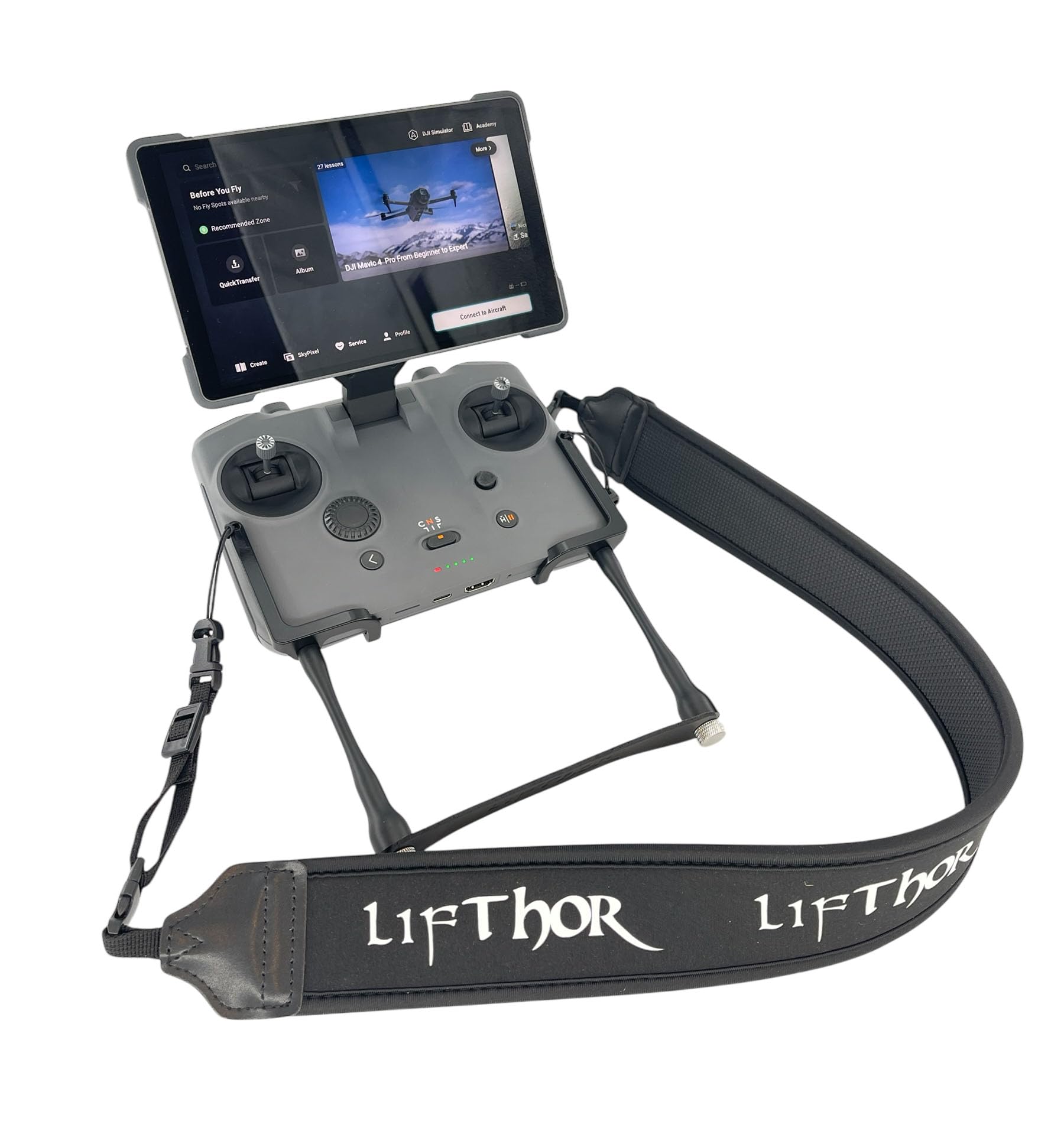 LifThor Claw IV Combo Mount for DJI RC PRO 2 – Pro Lanyard System
