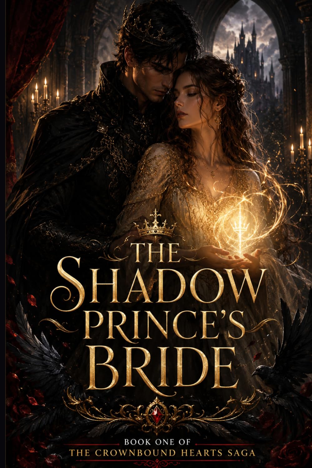THE SHADOW PRINCE'S BRIDE: A Forbidden Romantasy of Power, Secrets, and Dangerous Love (The Crownbound Hearts Saga)