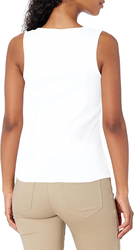 GUESS Women's Logo Tank Top, Pure White, X-Large : Amazon.ca