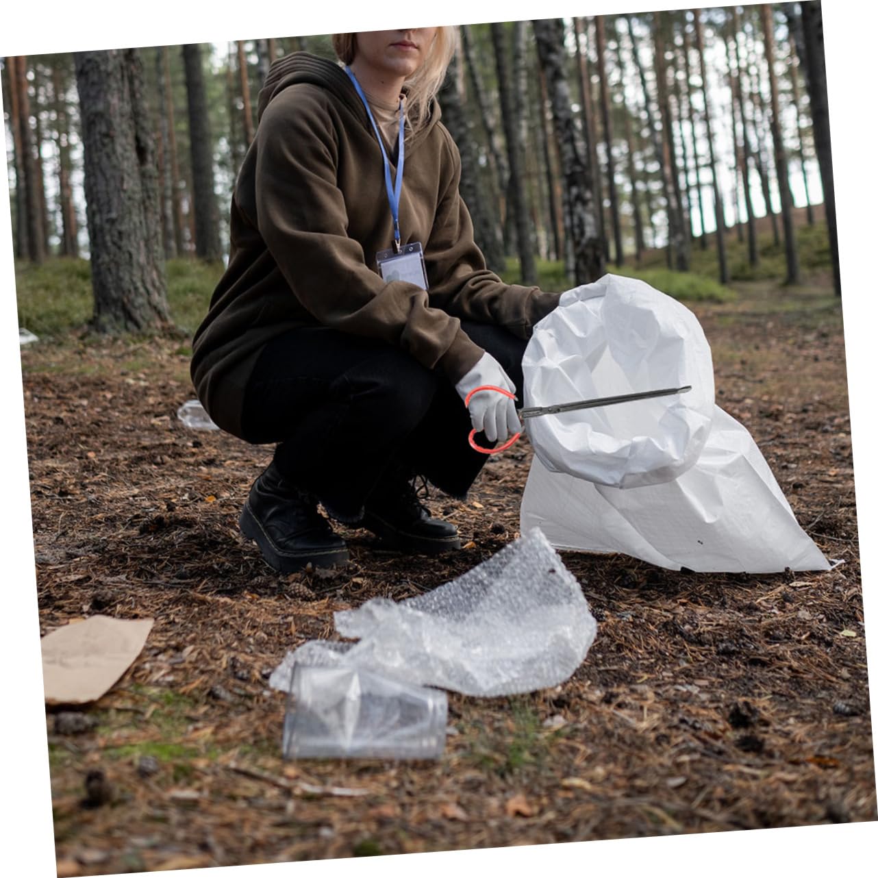 TOVINANNA Portable Litter Picker Cleaning Tongs Grabber Tool Trash Collection Tool Heavy Duty Trash Clamp