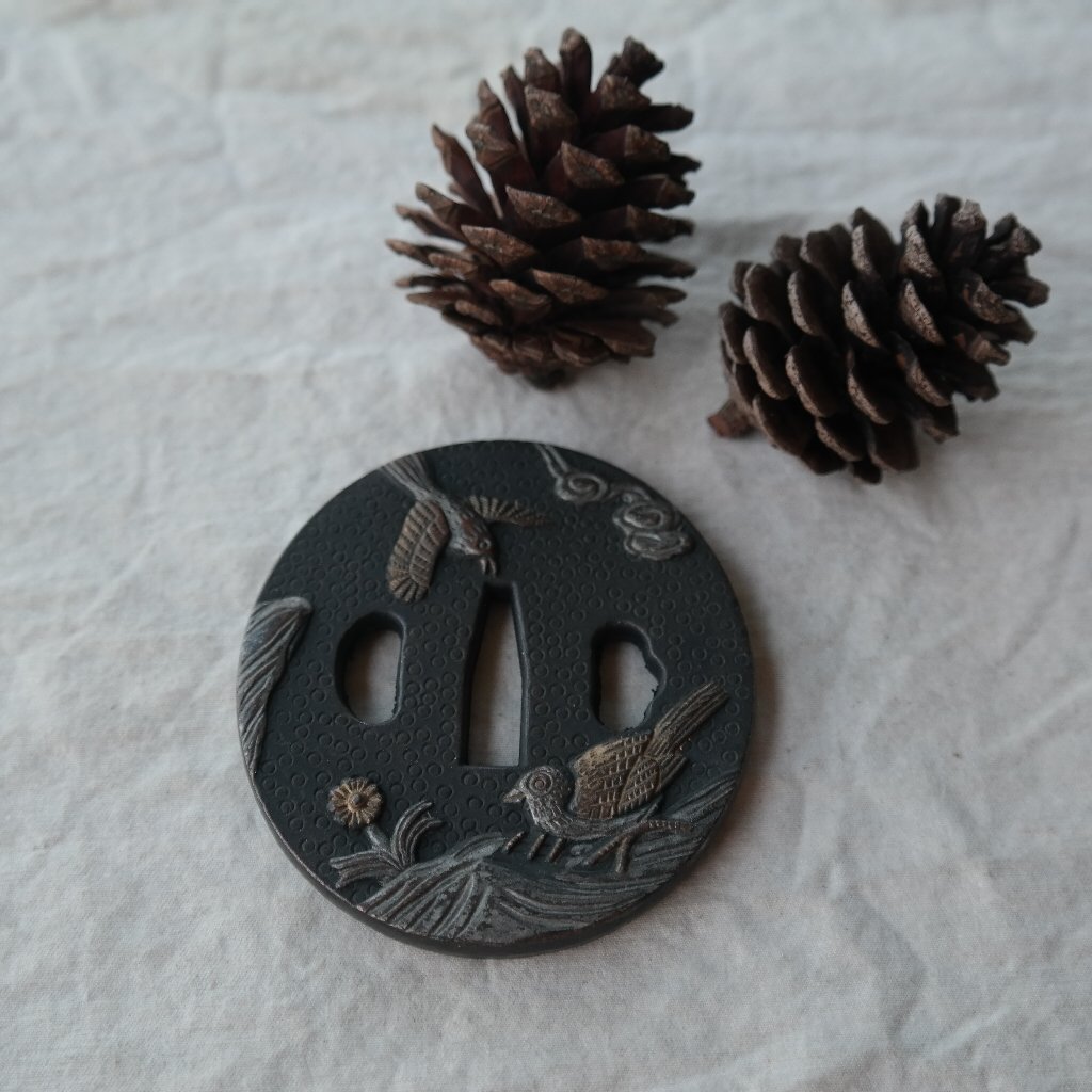 Japanese Samurai Sword Koshirae – Tsuba Alloy 081-099