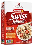Vista 9 de Familia Cereal suizo Muesli, receta original con frutas y nueces, disfruta de avena caliente, fría o durante la noche, 29 onzas (paquete de 6)