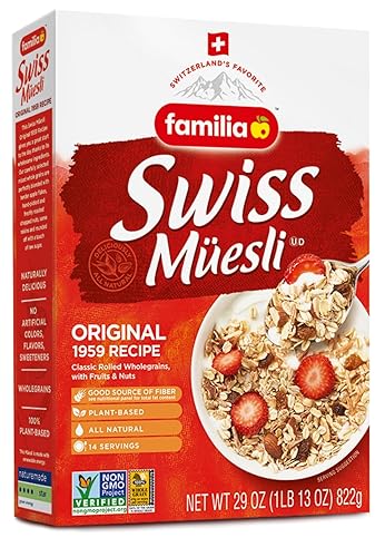 Miniatura 9 de Familia Cereal Swiss Muesli receta original 29 onzas paquete de 6