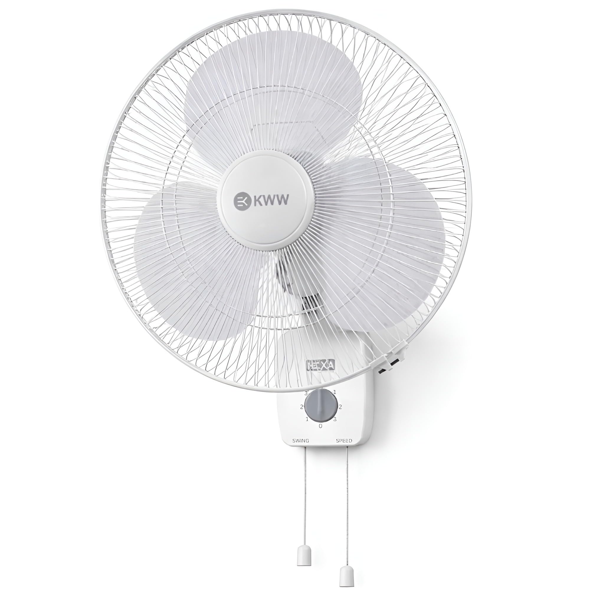 KWW 400mm Wall Fan | 100% Copper Motor | Smooth Oscillation | 1350 RPM | Silent Low Noise | Thermal Overload Protection | 3 Speed | 55W Energy Efficient | BIS Approved | 2 Year Warranty