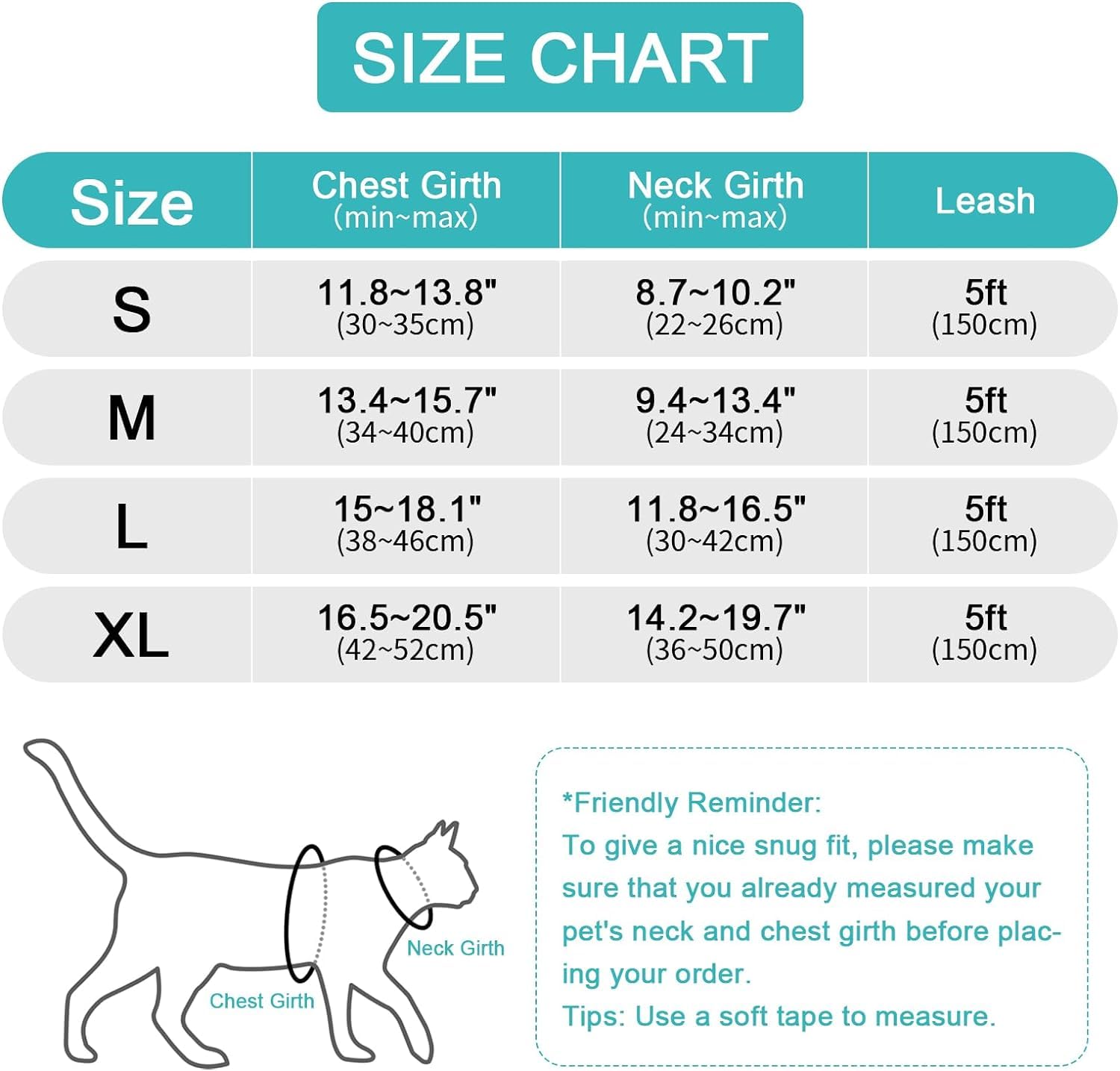 Vest Harness Leash Set for Small Dog Large Cat Upgraded Escape Proof Adjustable Jacket with Lead for Puppy Fat Cat Outdoor Walking Soft Breathable Mesh Coat with Reflective Strip for Dark XL Green - Image 2