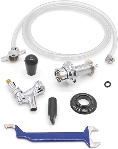 Miniatura 6 de K&B Kit de grifo y vástago de cerveza de barril de 3 12 pulgadas de longitud 316 pulgadas (sin línea de cerveza)