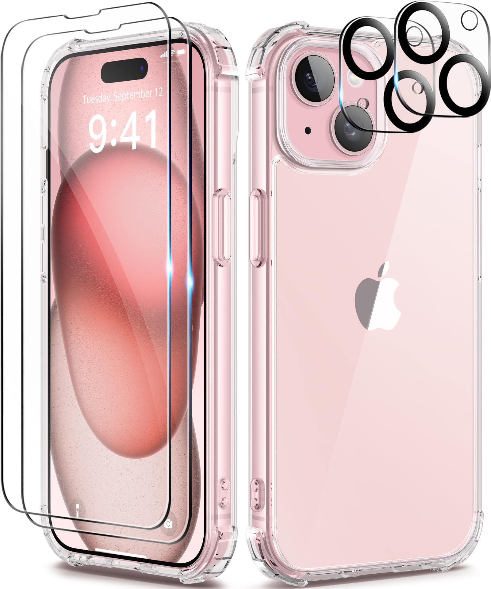 Clear IPhone 16 Case With MagSafe - Military-Grade Protection & 3 Screen Protectors