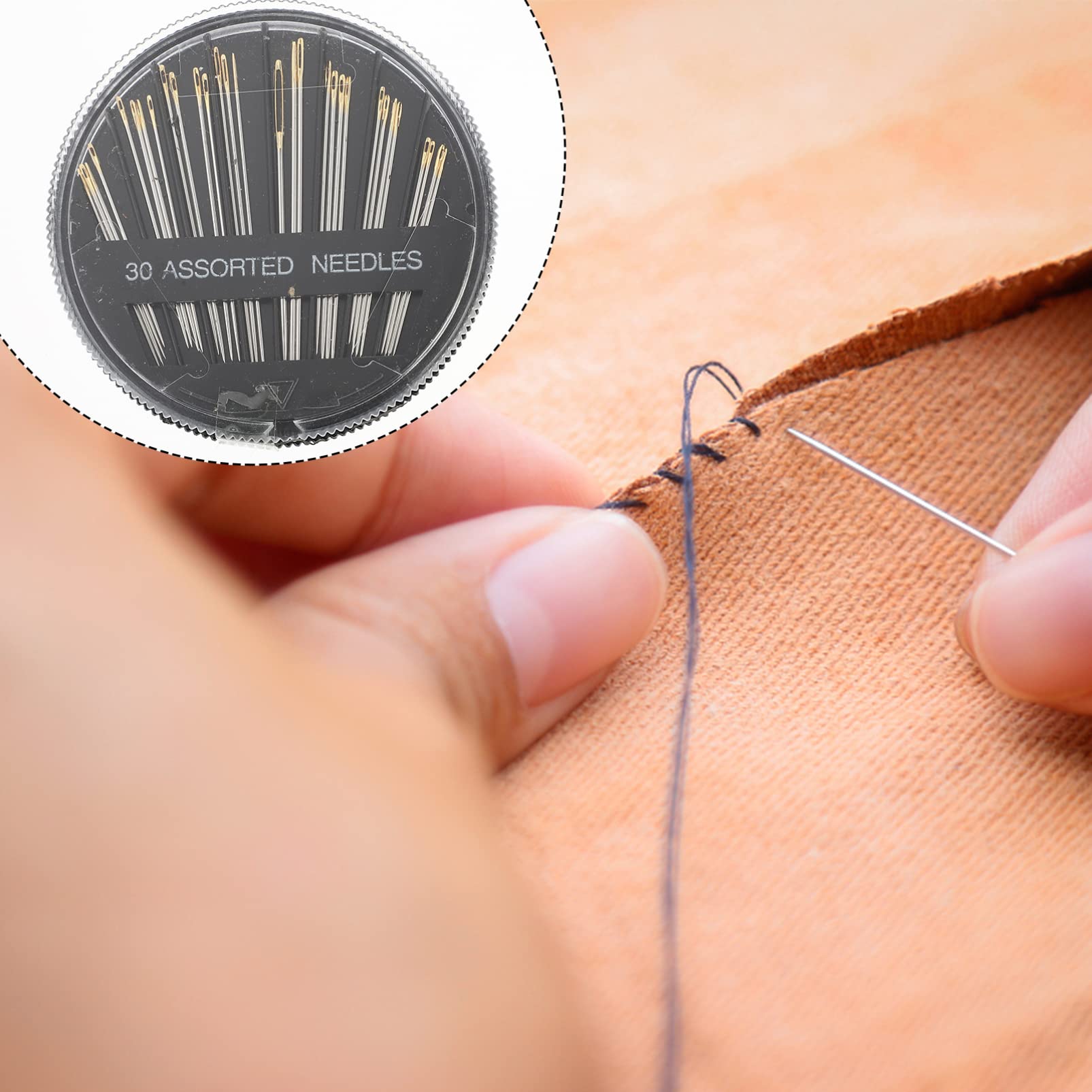Cabilock Kit Di Aghi e Filo Per Cucito Accessori Per Cucito in Scatola Di Strumenti Per Cucire Borsa Per Ago e Filo Strumenti Per Cucire Fai Da Te