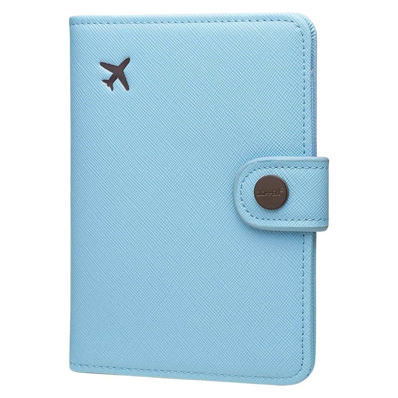 Passport Holder for Travel, RFID Blocking Passport Wallet for Women and Men