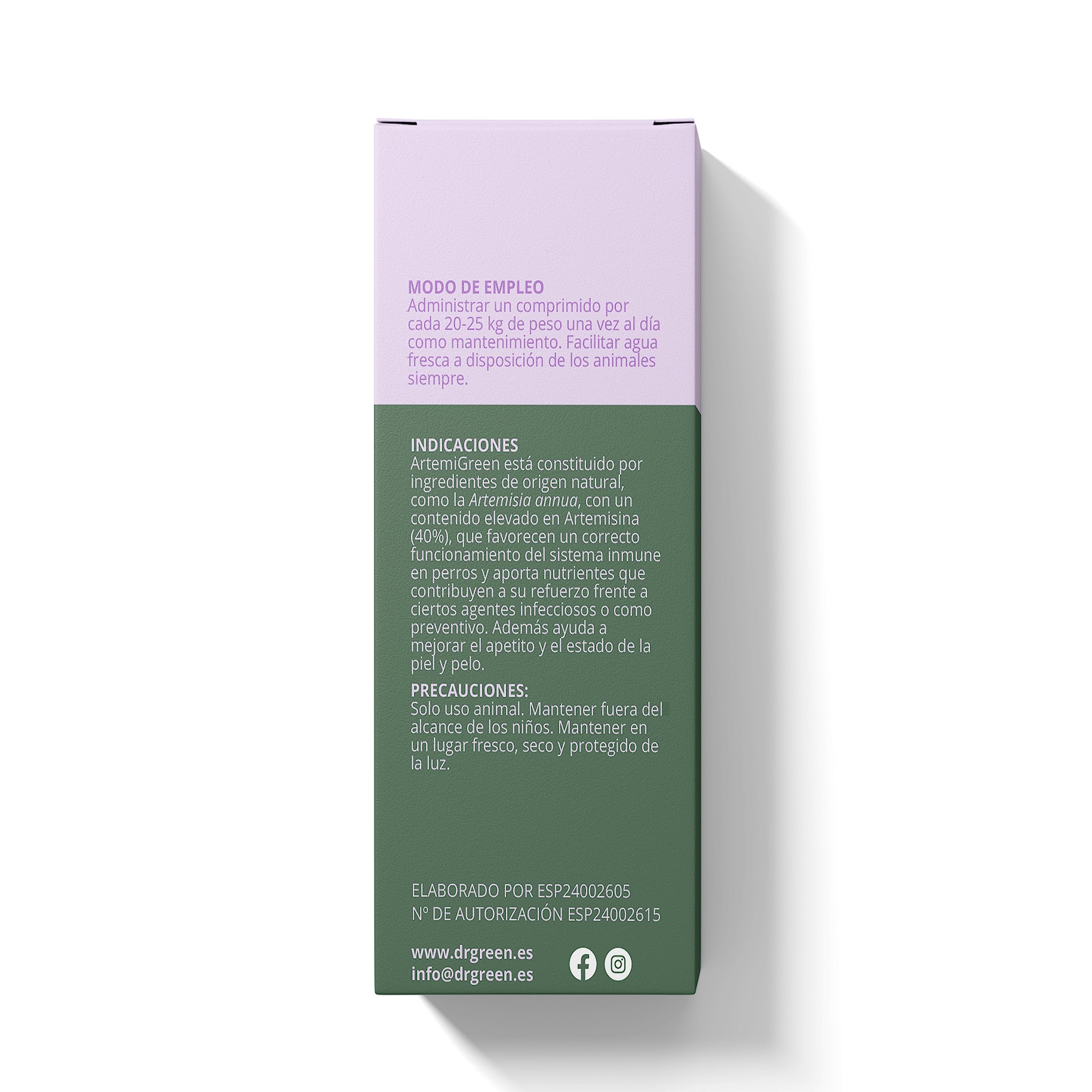 Drasanvi ARTEMIGREEN COMPLEMENTO NUTRICIONAL Perros | con Artemisa y ViItaminas | Apoyo Sistema Inmune Perros | Lesmaniosis Perro |Protección Mosquito leishmania |30 Comp= 1 Comp /15 kg Aroma Carne