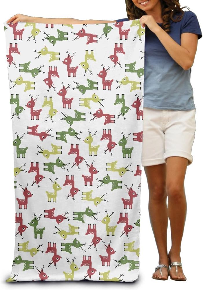 David's Deer Microfiber Bath Towel / Beach Towel For Adults