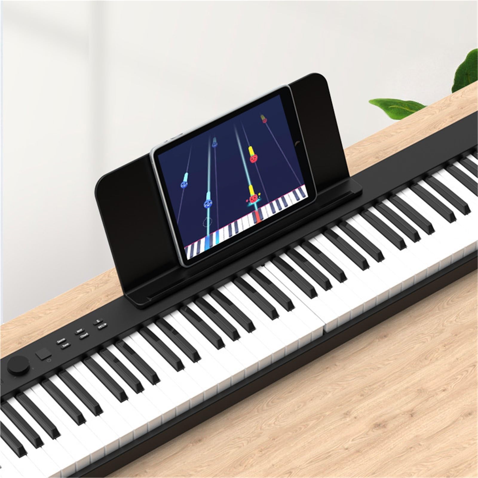Tastiera Elettronica Professionale Pianoforte Portatile Pieghevole A 88 Tasti Pianoforte Elettronico Strumento Professionale Per La Casa(Bk)
