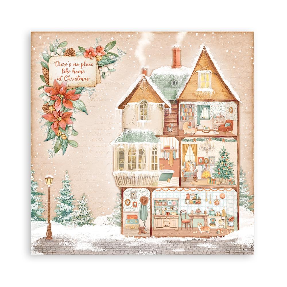 Stamperia, All Around Christmas Paper Pack, Multicoloured, 30,5 x 30,5 x 0,3 cm - Image 2
