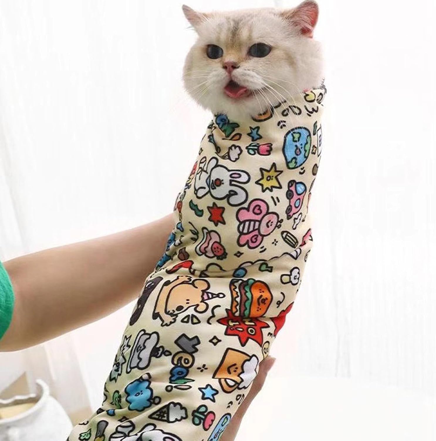 Cat Grooming Wrap, Fabric Wrap for Cats, Cat Wrap for