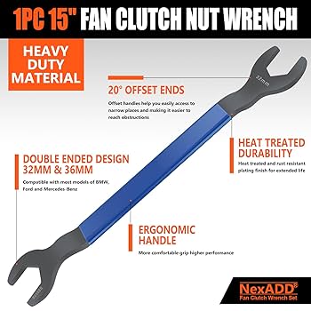Amazon.co.jp: NexADD ファンクラッチレンチセット 32mm & 36mm