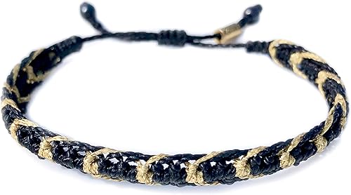 Rumi Sumaq Pulseras con lazo de bandera del orgullo y el país, macramé tejida anudada a mano, cola de pez y trenzada, pulseras unisex ajustables