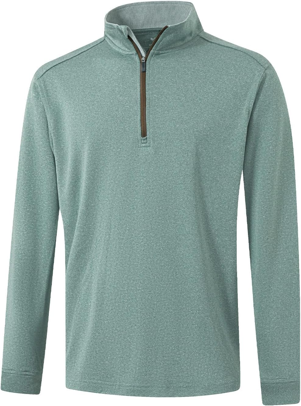 Men's Quarter Zip Golf Pullover Men Mock Neck Sweatshirts Dry Fit Long Sleeve Performance Wicking 1/4 Zip Pullover