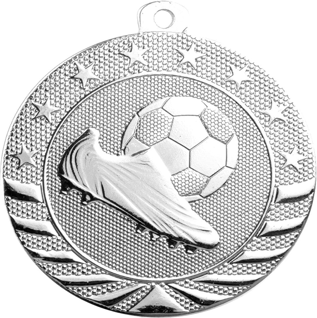 Express Medals Various Styles Bright Finish 1 to 50 Pack Gold Silver Bronze Color Soccer Medals Trophy Award Medal Trophies Gift Prize Tournament Champion Team 1st Place SB157