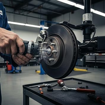 VCC Flex-Hone Brake Rotor Hone Tool 120 Grit, 2-1/2 Professional Flexible Ball-Hone for Automotive and Motorcycle Brake Rotors & Pad Break-In