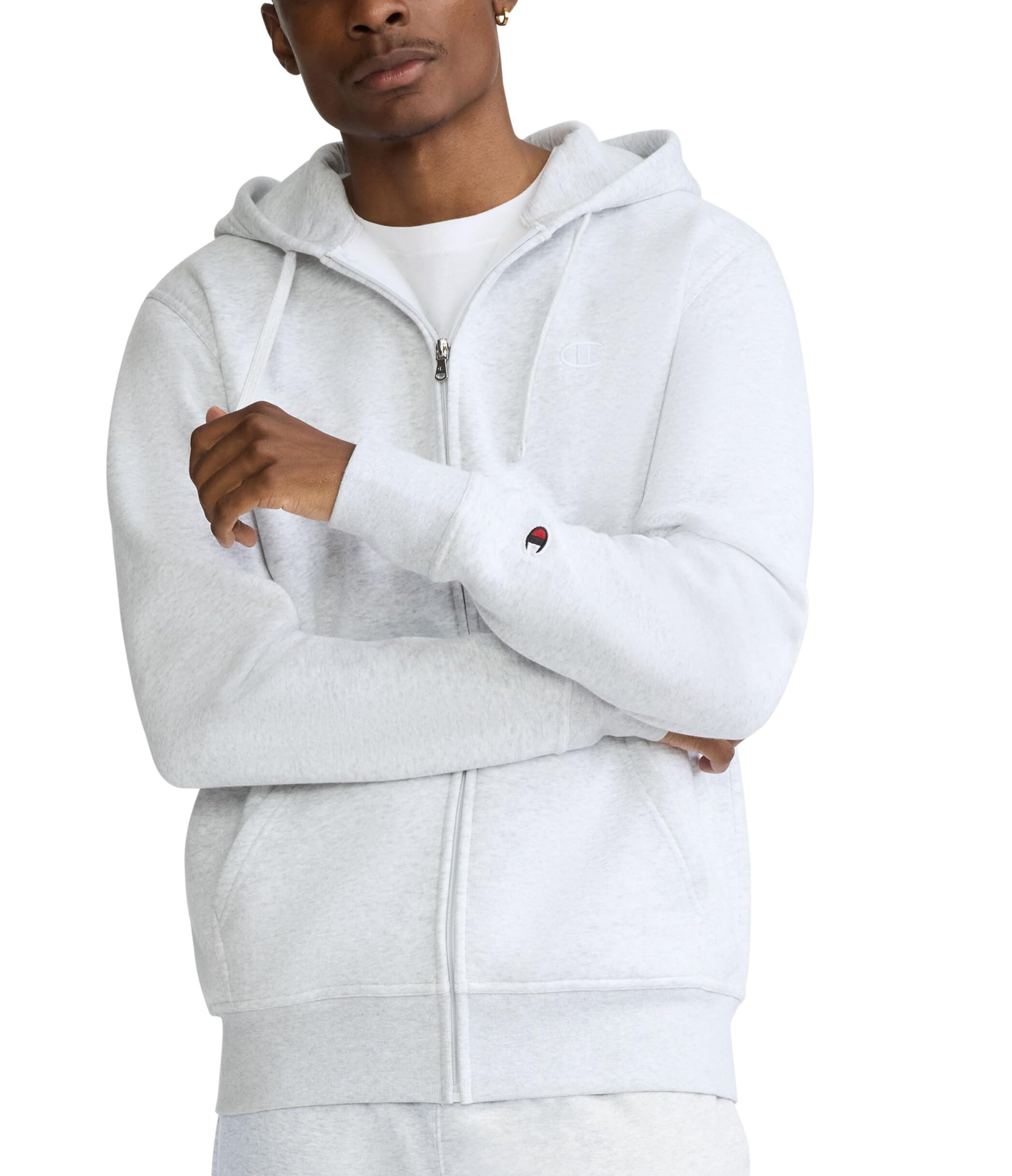 Men's Powerblend Full-zip Hoodie, Standard Fit, Midweight Fleece