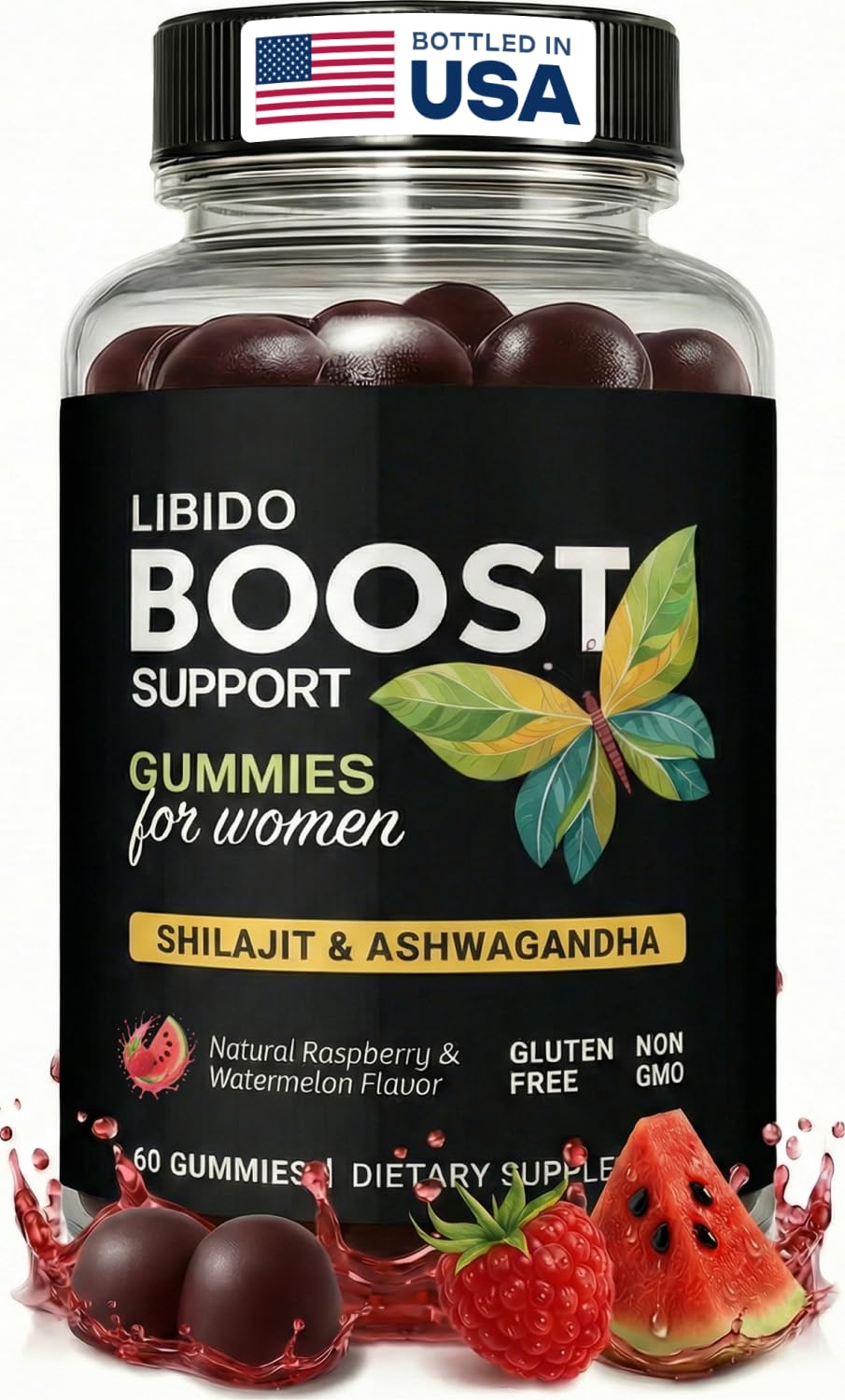 Libido Support for Women Gummies - Fast Acting Intimacy and Mood Support Libido Gummies for Women with Shilajit