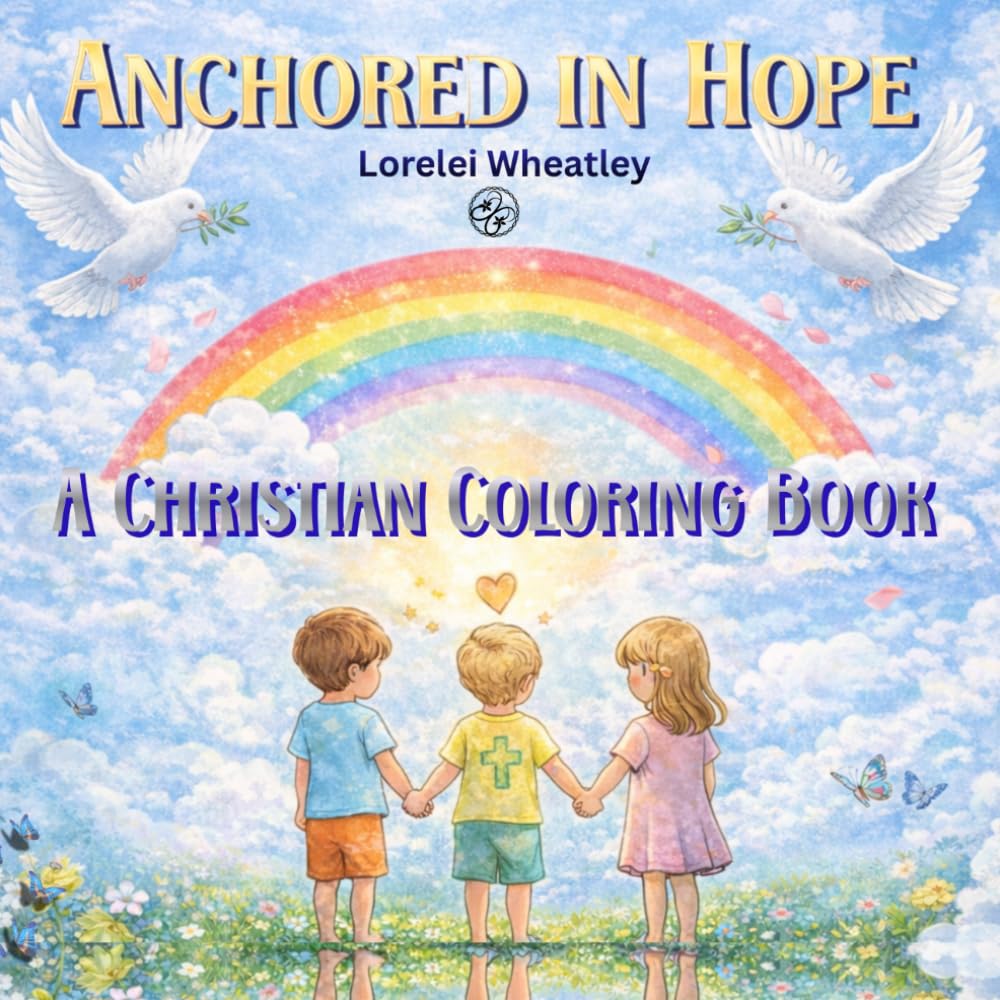 Anchored in Hope: A Christian Coloring Book for Adults with 47+ Simple and Peaceful Designs, Bible Verses, and Guided Journaling Prompts for Reflection